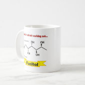 Fucitol Bio Molekül Kaffeetasse (Vorderseite Links)