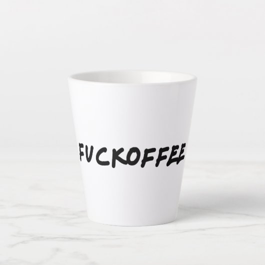 Fuckoffee Milchtasse (Vorderseite)