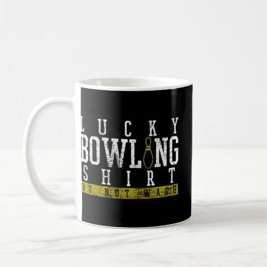 Fucky Bowling Shirt Player Bowlers Button Geschenk Kaffeetasse (Links)