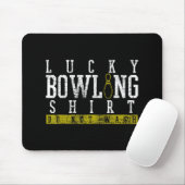 Fucky Bowling Shirt Player Bowlers Button Geschenk Mousepad (Mit Mouse)