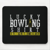 Fucky Bowling Shirt Player Bowlers Button Geschenk Mousepad (Vorne)