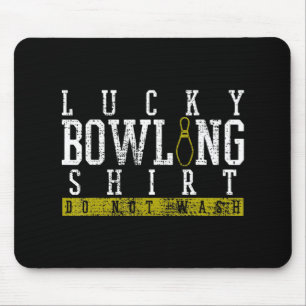 Fucky Bowling Shirt Player Bowlers Button Geschenk Mousepad