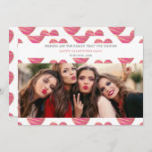 Fucshia Heart Best Friends Photo Happy Galentine's (Vorne/Hinten)