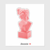Fucsia Venus Bust Aufkleber (Blatt)