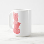Fucsia-Venus-Büste Kaffeetasse (Vorderseite Links)