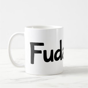 Fudanshi Simple Black Slogan Kaffeetasse