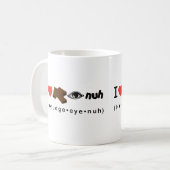 Fudge-Auge Nuh Kaffeetasse (Vorderseite Links)
