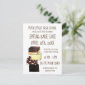 Fudge Confection Confectionery Candy Bake Sale Einladungspostkarte (Stehend Vorderseite)