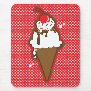 Fudge-Eiscremebecher Mousepad