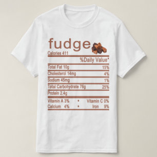 Fudge Nutrition Facts-Label T-Shirt