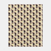 Fudge Stack Confection Confectionery Candy Süßigke Fleecedecke (Vorderseite)