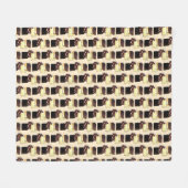 Fudge Stack Confection Confectionery Candy Süßigke Fleecedecke (Vorderseite (Horizontal))