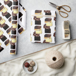 Fudge Stack Confection Confectionery Candy Süßigke Geschenkpapier