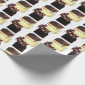 Fudge Stack Confection Confectionery Candy Süßigke Geschenkpapier (Ecke)