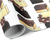 Fudge Stack Confection Confectionery Candy Süßigke Geschenkpapier (Rolleneckpunkt)