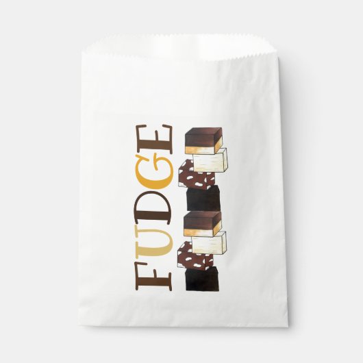 Fudge Stack Confection Confectionery Candy Süßigke Geschenktütchen (Vorderseite)