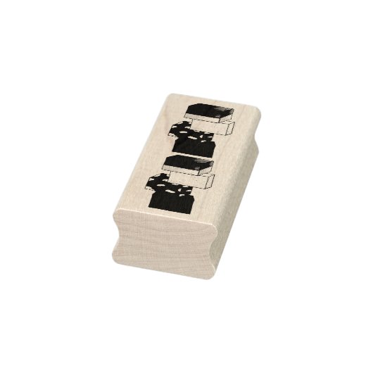 Fudge Stack Confection Confectionery Candy Süßigke Gummistempel (Stempel)
