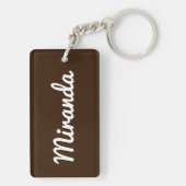 Fudge Stack Confection Confectionery Candy Süßigke Schlüsselanhänger (Rückseite)