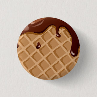 Fudge-Waffel-Kegel Button