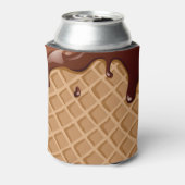 Fudge Waffle Cone Dosenkühler (Kanne Rückseite)