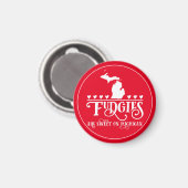 Fudgies sind süß auf Michigan Magnet (Vorderseite/Rückseite)