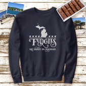 Fudgies sind süß auf Michigan Sweatshirt