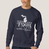 Fudgies sind süß auf Michigan Sweatshirt (Vorderseite)