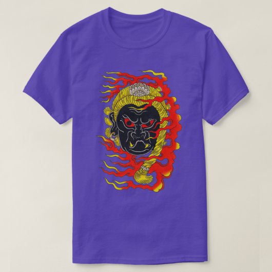 Fudo Myoo Tattoo Design Flash 2 T-Shirt (Design vorne)