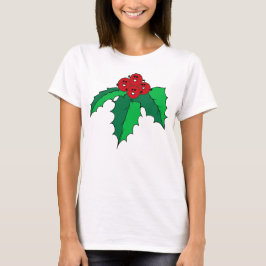 "Fudsy Faces", Happy Holly Christmas, Sweatshirt T-Shirt
