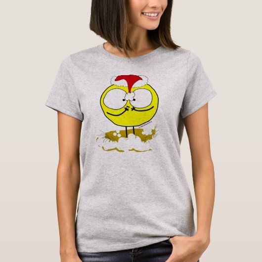"Fudsy Faces", Who Me Snowball fight, Sweatshirt T-Shirt (Vorderseite)