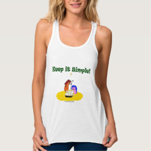 "Fudsy stellt" gegenüber, behalten es einfach, Tank Top