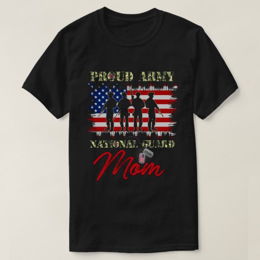FuE Personalisierte Mama der Nationalarmee T-Shirt (Design vorne)