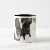 Fuegians, das geht, in Zapallos zu handeln Zweifarbige Tasse (Mittel)