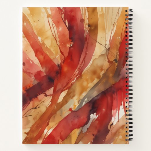 Fuego de Ensueño Notizblock (Rückseite)