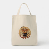 Fuel Your Day – Coffee Power Tee Tragetasche (Rückseite)