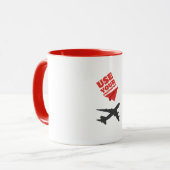 "Fuel Your Impossible" Inspirational Coffee Mug Tasse (Vorderseite Links)