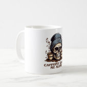 Fueled by Caffeine-Caffeine Keeps Me Alive Kaffeetasse (Vorderseite Links)