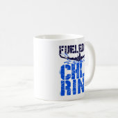 Fueled by Chlorine Swimming Swimmer Pool Kaffeetasse (VorderseiteRechts)