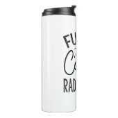 Fueled By Coffee And Radiation Thermosbecher (Nach links gedreht)