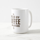 Fueled by Coffee & Calculations Kaffeetasse (VorderseiteRechts)
