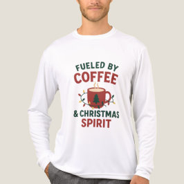 Fueled by Coffee & Christmas Spirit  Tri-Blend Shirt