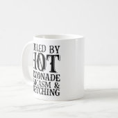 Fueled By Hot Lemonade Sarcasm And Sketching Kaffeetasse (Vorderseite Links)
