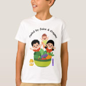Fueled by Juice and Crayons Fun School T-Shirt (Vorderseite)
