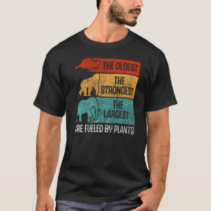 Fueled by Pflanzgut Turtle Gorilla Elephant Vegan T-Shirt
