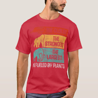 Fueled by Pflanzgut Turtle Gorilla Elephant Vegan  T-Shirt