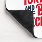 Fueled By Tortas And Bad Decisions Funny Tortas  Mousepad (Ecke)