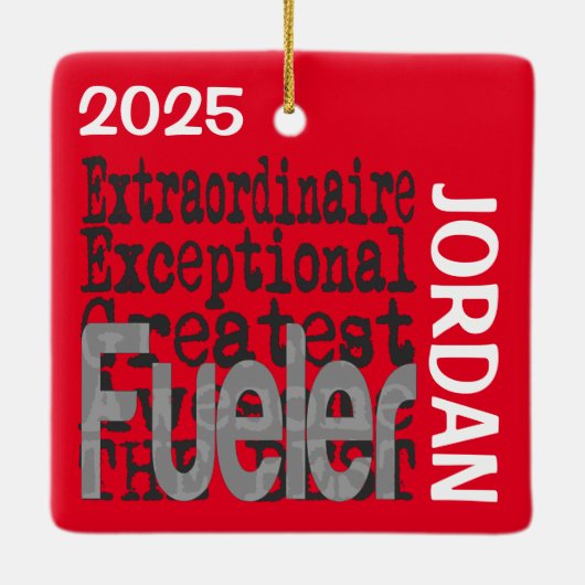 Fueler Extraordinaire CUSTOM Keramikornament (Rückseite)