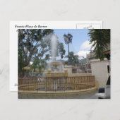 Fuente de Adjuntas Postkarte (Vorne/Hinten)