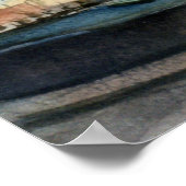 Fuente de los surfistas (A Coruña) Poster (Ecke)