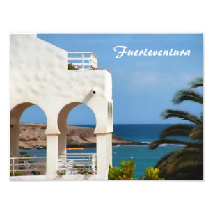 Fuerteventura Karte Fotodruck